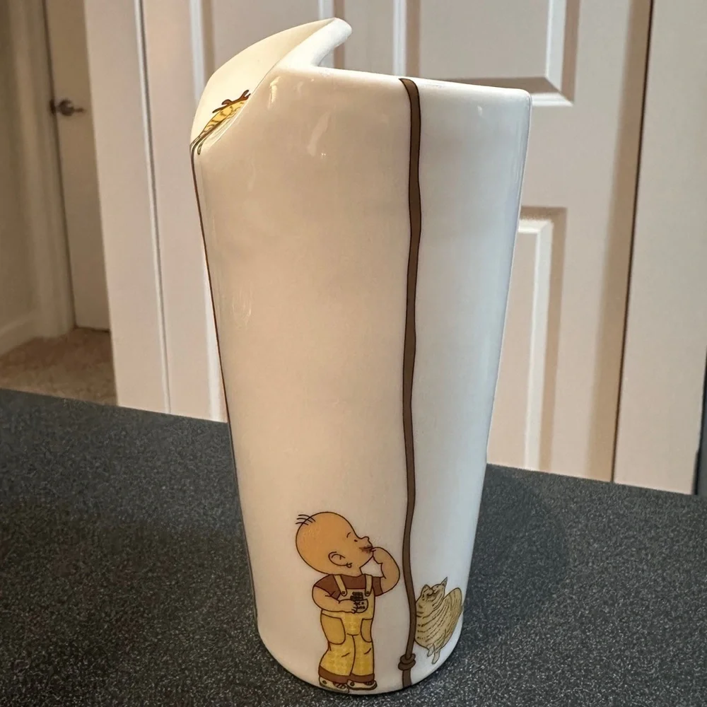 Alice for Max Brenner Chocolate by the Bald Man Ceramic Milkshake Cup Iris Zohar